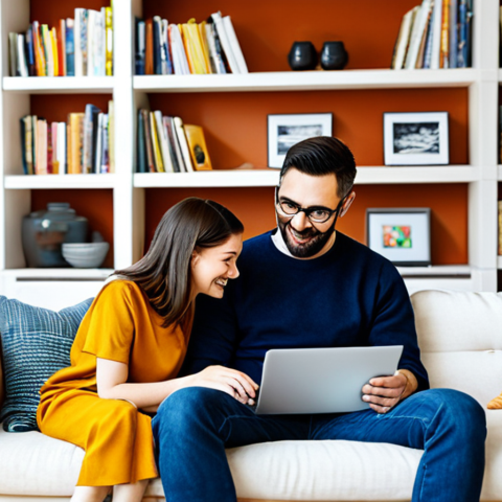 스웨덴에서 인터넷 가입 방법 - **

"A family-friendly scene in a bright, modern living room. A mother and father are comfortably se...